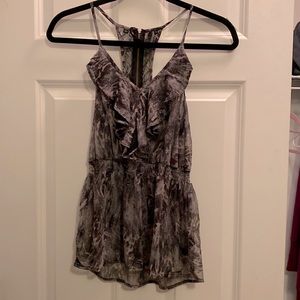 Guess see-through spaghetti strap top.